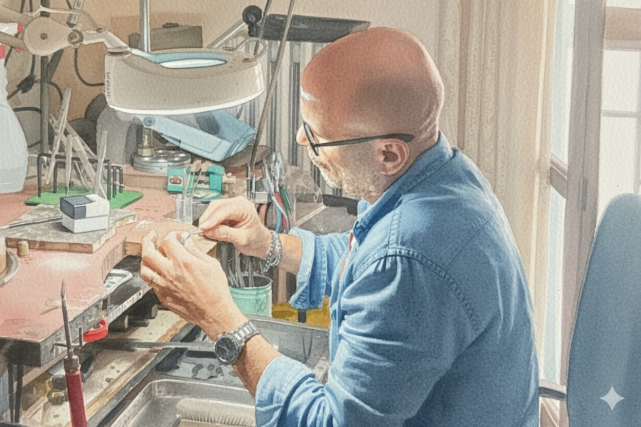 Maestro Orafo al lavoro